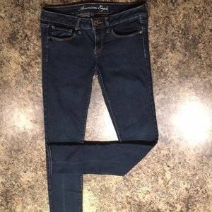 AE low-rise Skinny Stretch Jean-runs small